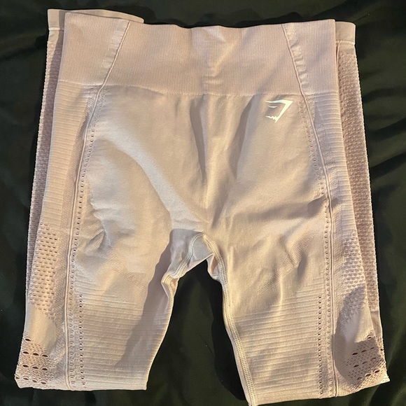 2 pair of Gymshark leggings for the price of one, light pink and blue leggings. - Picture 3 of 5
